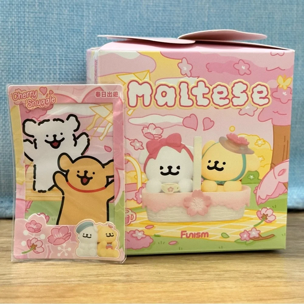 Maltese Cherry Blossom Series Blind Box – Cherry Snuggle